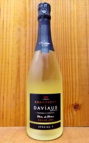 セバスチャン ダヴィオー シャンパーニュ スペシアル F (エフ) グラン クリュ 特級 (シュイイ村100％) ブラン ド ブラン 泡 白 シャンパン ワイン 辛口 750ml (セバスチャン ダヴィオー)Sebastien Daviaux Champagne Special F Grand Cru Blanc de Blancs