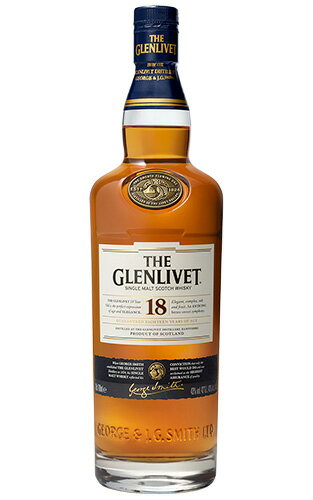 【正規品】ザ グレンリヴェット 18年 シングル モルト スコッチ ウィスキー オフィシャル 700ml 43度THE GLENLIVET 18 YEARS SIGLE MALT SCOTCH WHISKY 700ml 43%