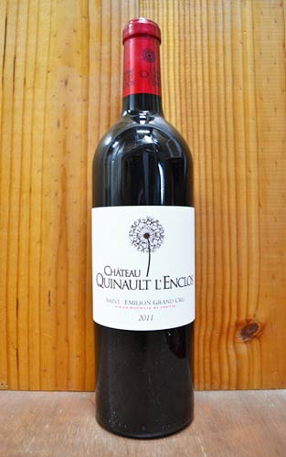 シャトー キノー ランクロ 2011年AOCサンテミリオン グラン クリュ 特級（アラン＆フランソワーズ レイノー家）Chateau Quinault L'Enclos 2011 AOC Saint-Emilion Grand Cru