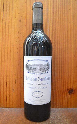 シャトー スータール 2002 フランス ボルドー AOCサンテミリオン グラン クリュ クラッセ (特別級) 赤ワイン 辛口 フルボディ 750ml (シャトー スータール)Chateau Soutard [2002] AOC Saint-Emillion Grand Cru Classe