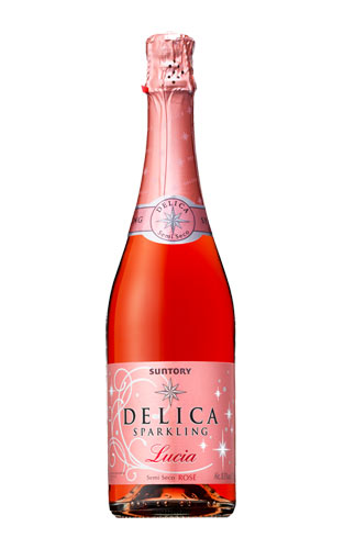 デリカ スパークリング ルシア ロゼ(フレシネ社) 750ml 8.5％Delica Sparkling Lucia Rose (Freixenet & Suntory)