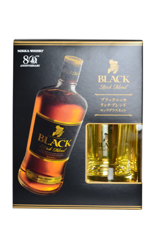 【箱入】ブラックニッカ リッチブレンド オリジナルロゴ入りロックグラス付き ニッカウイスキー 700ml 40％ ブラックニッカリッチブレンドBLACK NIKKA RICH BLEND ORIGINAL GLASS NIKKA WHISKY 700ml 40%