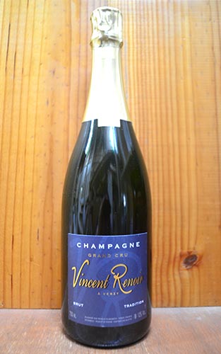 ヴァンサン ルノワール シャンパーニュ グラン クリュ 特級 (ヴェルズィ) トラディション 泡 白 辛口 シャンパン 750mlVincent Renoir Champagne Grand Cru (A.Verzy) Brut Tradition R.M AOC Grand Cru Champagne