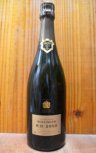 【2本以上ご購入で送料無料】ボランジェ シャンパーニュ R.D. ミレジム 2002 エクストラ ブリュット 並行 白 辛口 シャンパン 750mlBollinger champagne R.D. Millesime [2002] Extra Brnt AOC Millesime champagne