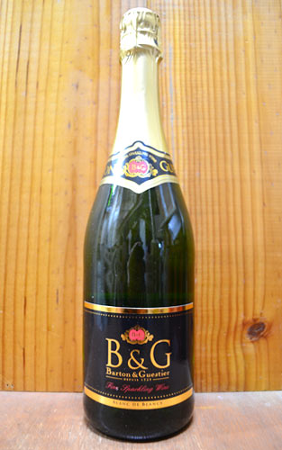 B&G(バルトン＆ゲスティエ)ブラン ド ブラン ヴァンムスー (スパークリング ワイン) 数量限定輸入品(ユニ ブラン種100％)(ヘッドワインメーカー ローラン プラダ)B&G(Barton&Guestier) Blanc de Blancs Sparkling wine