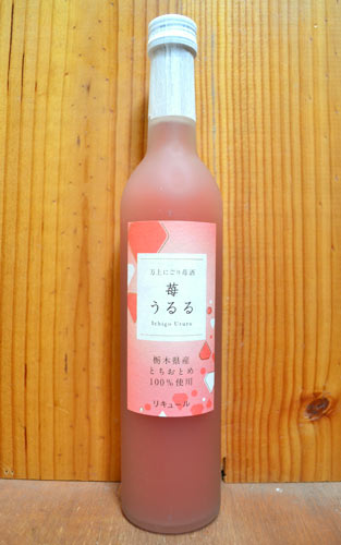 苺（いちご）うるる（にごり いちご酒）なめらか仕上げ （限定生産品）栃木県産100％ とちおとめ種いちご100％使用 ハードリカーIchigo Ururu