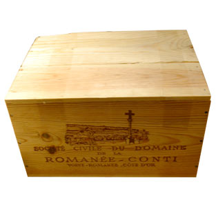 ドメーヌ ド ラ ロマネ コンティ ワイン木箱6本用 銘柄指定不可 1個口で3箱まで 代引不可 離島不可 他商品同梱不可