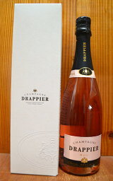 ドラピエ シャンパーニュ ロゼ ブリュット (ピノノワール100%) 箱付 泡 辛口 シャンパン 750mlChampagne DRAPPIER Rose Brut AOC Champagne Gift Box