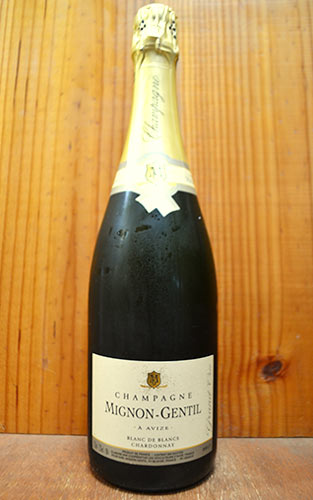 ミニョン ジョンティ シャンパーニュ グラン クリュ 特級 (アヴィーズ) ブラン ド ブラン ブリュット フランス 白 辛口 泡 シャンパン 750mlMignon Gentil Champagne Grand Cru (Avize) Blanc de Blancs (Chardonnay 100%) Brut R.C