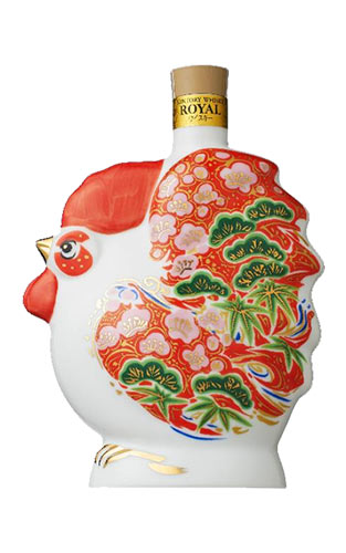 【送料無料】【豪華箱入】サントリー ウイスキー ローヤル (ROYAL) 2017年 酉歳 鳥ボトル 鶏ボトル 干支ボトル サントリー 600ml 43％ ハードリカー (サントリー ウイスキー ローヤル) 干支SUNTORY WHISKY ROYAL [2017] YEARS 600ml 43%のサムネイル