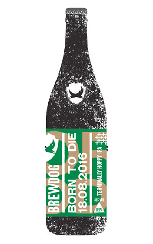 【超限定ビール】ブリュードッグ ボーン トゥ ダイ 18.08.2016 IPA スコットランド ビール 660ml 8.5％ クラフトビール ハードリカーBREWDOG BORN TO DIE 14.05.2016 IPA SCOTLAND BEER 660ml 8.5%
