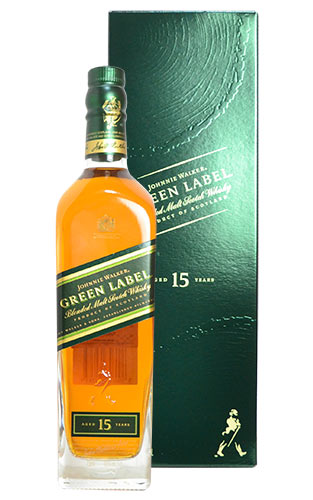 ジョニー ウォーカー グリーン ラベル 15年 ブレンデット モルト スコッチ ウイスキー 箱付 750ml 43%JOHNNIE WALKER GREEN LABEL AGED 15 YEARS BLENDED MALT SCOTCH WHISKY 750ml 43%