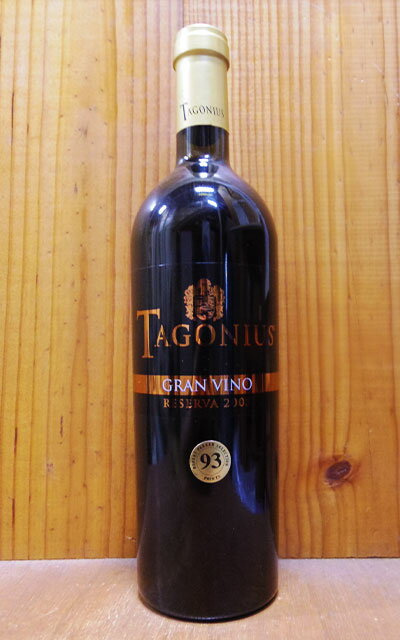  6{ȏゲwőE ^SjEX O B[m Zo 2005N oi {fKX ^SjEXlTagonius Gran Vino Reserva 2005 Bodegas Tagonius(Bodegas Tagoniusfs new collection is first-class.)WA93points(from 2015 to 2030. )