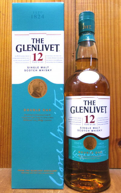    Ki U OFbg[12]N ItBV{g Ki 700ml 40 Oxbg XRb`ECXL[ (Oxbg 12N)THE GLENLIVET 12 YEARS OLD Single Malt Scotch Whisky