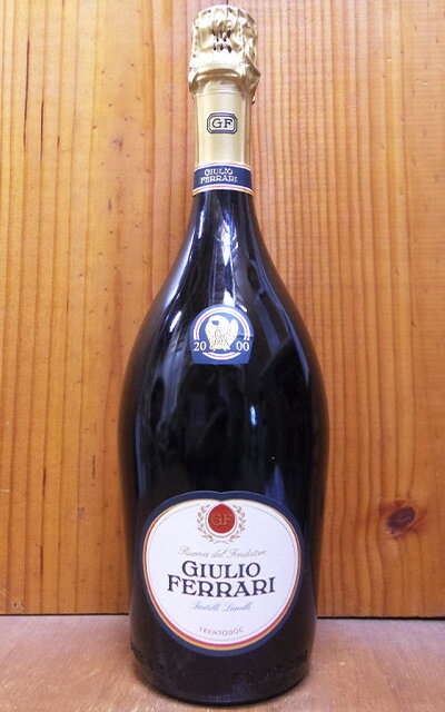 ジュリオ フェッラーリ リゼルヴァ デル フォンダトーレ フェッラーリ ミレジマート 2000年 正規品 トレントDOC メトッド クラッシコ方式(シャンパン方式 瓶内2次発酵方式)シャルドネ100％Giulio Ferrari Riserva del Fondatore Ferrari vintage 2000 DOC Trentoのサムネイル
