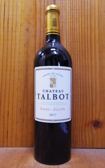  2{ȏゲwőE Vg[ ^{ 2017N AOCTWA hbN O N NbZ it4Chateau TALBOT 2017 AOC Saint-Julien (Grand Cru Classe du Medoc en 1855)