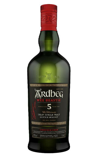 ARDBEG [正規品]アードベッグ ウィー ビースティー 5年 アイラ シングル モルト スコッチ ウィスキー バーボン樽＆オロロソシェリー樽 700m