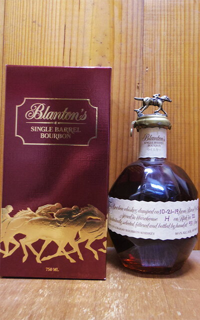 【正規品 箱入】ブラントン シングル バレル バーボン ウイスキー 750ml 40％BLANTON’S SINGLE BARREL BOURBON WHISKY 750ml 40%