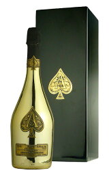 【豪華箱入】アルマン ド ブリニャック シャンパーニュ ブリュット ゴールド 限定品 キャティア社(手造りゴールドボトル)正規代理店輸入品(正規品)豪華箱入りARMAND DE BRIGNAC Ace of Spades Gold Brut AOC Champagne (DX Gift Box)【eu_ff】