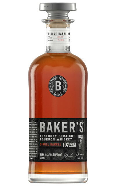 【正規品】[新デザイン]ベーカーズ 7年 2020 ケンタッキー ストレート バーボン ウイスキー 750ml 53％BAKER'S AGED 7 YEARS KENTUCKY STRAIGHT BOURBON WHISKY 750ml 53%