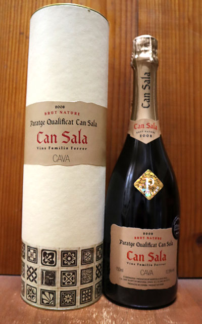 フレシネ カン サラ カヴァ ブリュット ナチューレ 2008年 メトッド トラディショナル D.O.カヴァFreixenet Can Sala CAVA Brut Nature 2008 Metode Tradicional Ferrer Family D.O CAVA de Paraje Calificado