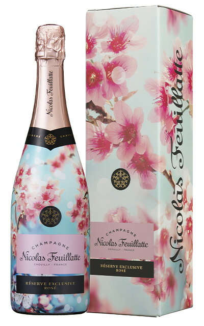 ワイン, スパークリングワイン・シャンパン  SAKURA Nicolas Feuillatte Champagne Rose 1st Bloom of SAKURA Reserve Exclusive Roseeuff