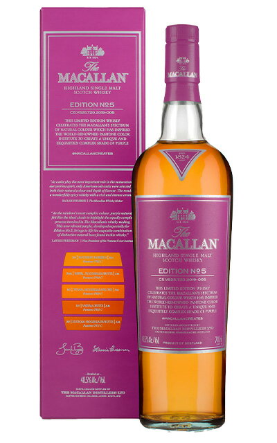 【箱入 正規品】ザ マッカラン エディションNo.5 ハイランド シングル モルト スコッチ ウイスキー 700ml 48％The Macallan Edition No.5 Highland Single Malt Scotch Whisky 48%