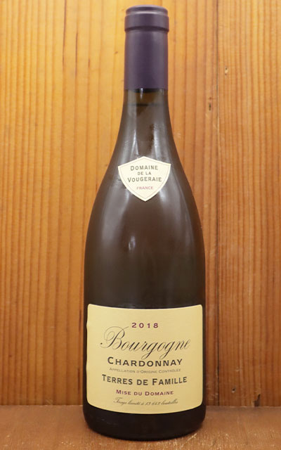 【6本以上ご購入で送料・代引無料】ブルゴーニュ シャルドネ テール ド ファミーユ 白 2018 ドメーヌ ド ラ ヴージュレー元詰 ビオディナミ エコセール認定 ビオ BIO ユーロリーフ認証 自然派 AOCブルゴーニュBourgogne Chardonnay Terres de Famille Blanc 2018のサムネイル