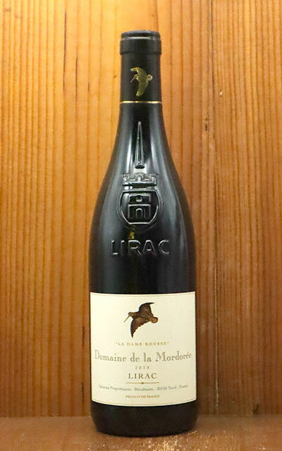 リラック ルージュ ラ ダム ルス 2018 ドメーヌ ド ラ モルドレ 自然派ビオロジック (ユーロリーフ＆AB認定マーク) 正規 赤ワイン ワイン 辛口 フルボディ 750mlLirac Rouge La Dame Rousse  Domaine de la Mordoree 14.5%