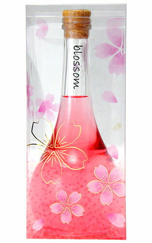 【箱入】blossom さくら梅酒 500ml ブロッサム 金箔入りのピンクのさくら梅酒 健康食前酒 紀州の梅酒 梅飲料
