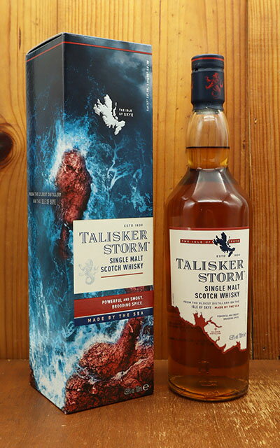 TALISKER 【箱入 正規品】タリスカー ストーム(嵐) 正規代理店輸入品 シングル モルト スコッチ ウイスキー スカイ島 オフィシャルボトル 700m