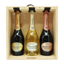 【箱入り】ペリエ ジュエ クラシック スペシャル3本セット 正規代理店輸入品 750ml×3種 木箱 希少アイテム 高級シャンパーニュPerrier Jouet classique Wooden Box