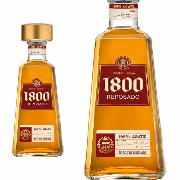 【正規品】クエルボ 1800 レポサド スーパー プレミアム テキーラ 750ml 40％CUERVO 1800 REPOSADO PREMIUM TEQUILA 750ml 40%