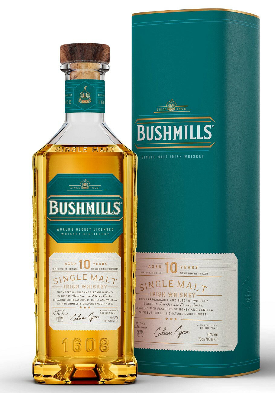 ブッシュミルズ シングルモルト 10年 アイリッシュ ウイスキー 700ml 40％ ウィスキー ハードリカーBUSHMILLS SINGLEMALT AGED 10 YEAR IRISH WHISKY 700ml 40% ブッシュ 10