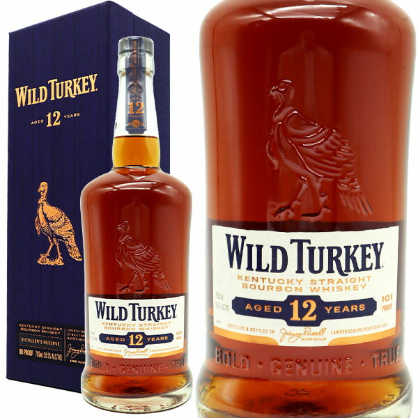 ֡ Ȣۥ磻ɥ 12ǯ 󥿥å ȥ졼 Сܥ  101PROOF 700ml 50.5WILD TURKEY AGED 12 YEAR KENTUCKY STRAIGHT BOURBON WHISKY 101PROOF 700ml 50.5%פ򸫤