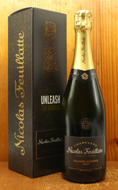 ニコラ フィアット シャンパーニュ グラン レゼルヴ ブリュット AOCシャンパーニュ 白 辛口 750mlNicolas Feuillatte Champagne“Grand Reserve”Brut (Champagne Chouilly) Gift Box