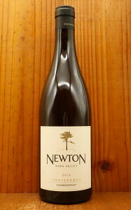 ニュートン ナパ ヴァレー アンフィルタード シャルドネ 2016 オーク樽20ヵ月熟成 ニュートン ヴィンヤード 重厚ボトルNEWTON Unfiltered Chardonnay 2016 Newton Vineyard (NAPA County)