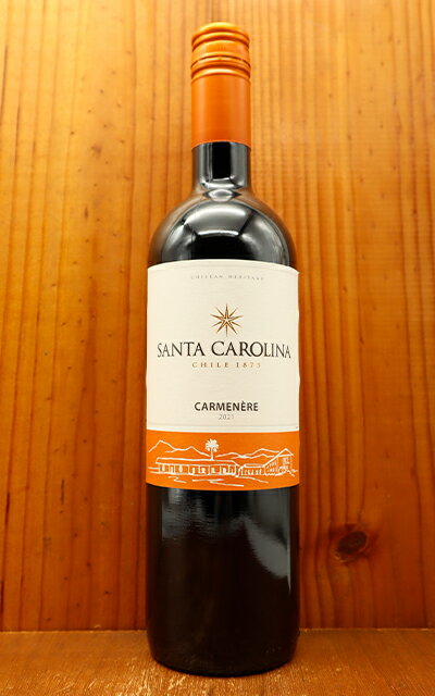 楽天うきうきワインの玉手箱サンタ カロリーナ カルメネール 2021年 （チリ ラペル ヴァレー） サンタ カロリーナ ワインズ （ヴァラエタル シリーズ）SANTA CAROLINA Carmenere 2021 D.O. Valle del Rapel Santa Carolina Wines