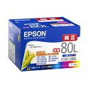 【受発注品】EPSON エプソン 純正 インクカートリッジ IC6CL80L 増量6色パック