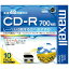 maxell ǡ CD-R 700MB 48®б 10 5mm CDR700S.WP.S1P10S