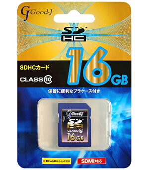 SDHCメモリーカード16GBCLASS10G-SDHC16-C10Good-J