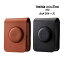 チェキ instax mini Evo 専用カメラケース BLACK ブラック/ BROWN ブラウン 富士フイルム FUJIFILM フジフイルム クラシックデザイン