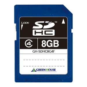 SDHCカードClass48GBGH-SDHC8G4Fグリーンハウス