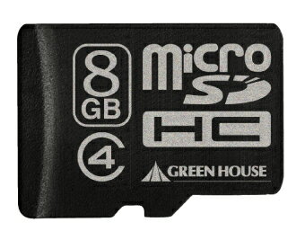 GREEN HOUSE(グリーンハウス) microSDHCカード Class4 8GB GH-SDMRHC8G4