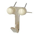 壁掛けフック 石膏ボード用金具 石こうクギ Jフック W ダブル No.4293 安全荷重11kg 2個入 石膏ボード 石こうボード 木壁 絵画 壁掛け 吊り紐...