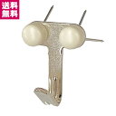 壁掛けフック 石膏ボード用金具 石こうクギ Jフック W ダブル No.4293 安全荷重11kg 2個入 石膏ボード 石こうボード 木壁 絵画 壁掛け 吊り紐...