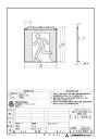 【受発注品】三菱 LED避難口誘導灯用 左B級BL形 表示板 S1-2091S 2