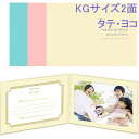 【受発注商品】ハクバ HAKUBA 写真台紙 ランス ドゥ ポストカードサイズ KG 2面 タテ・タテ ブルー MRCDO-PCT2 MRCDO-PCY2
