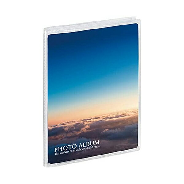 セキセイ ポケットアルバム 写真用 高級感 ミニポケ フォトアルバム 高透明 Lサイズ 縦 129×91mm 20枚収納 クリア KP-7002 instagr...