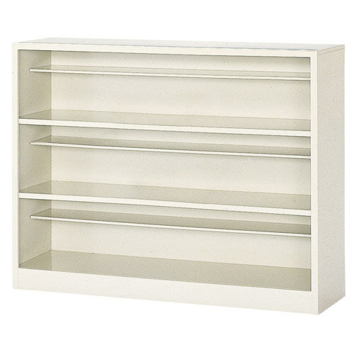 【業務用下駄箱 縦仕切り無し 15人用 役所 温泉施設に】スチール製 完成品 オープン 靴箱 3段 国産品 病院 BRI [2]